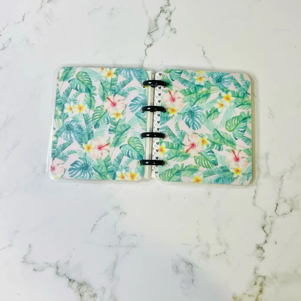 Planner micro size tropical plants floral stickers 12 months